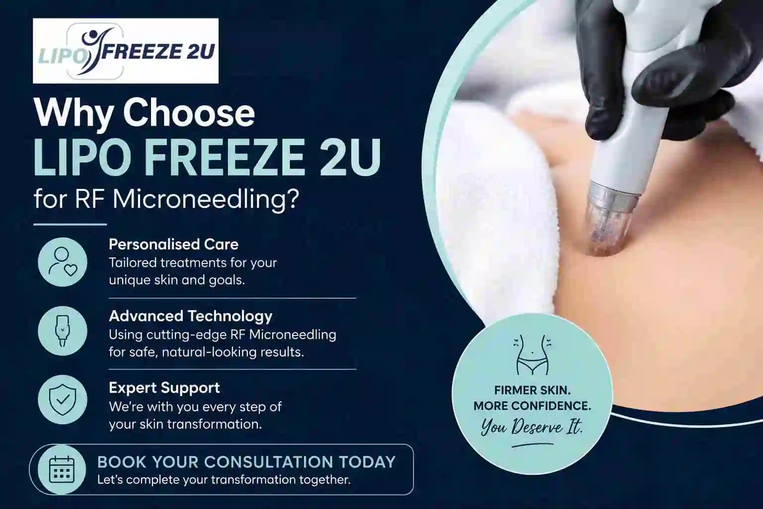 Why Choose LIPO FREEZE 2U for RF Microneedling Sandy?