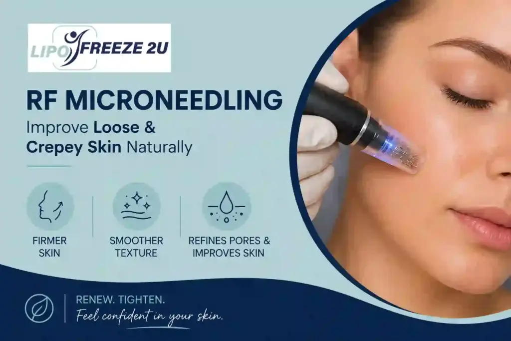 Can RF Microneedling Help Improve Loose and Crepey Skin Sandy?